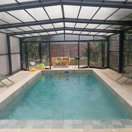 Private Heated Pool Sauna Ground-floor Near Paris